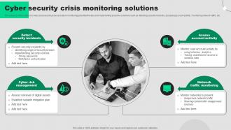 Cyber Security Crisis Monitoring Solutions