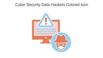 Cyber Security Data Hackers Colored Icon In Powerpoint Pptx Png And Editable Eps Format