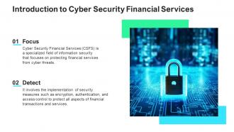 Cyber Security Financial Services Powerpoint Presentation And Google Slides ICP Editable Downloadable