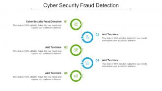 Cyber Security Fraud Detection Ppt Powerpoint Presentation Layouts Model Cpb