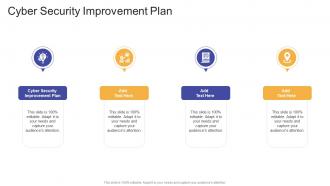 Cyber Security Improvement Plan In Powerpoint And Google Slides Cpb