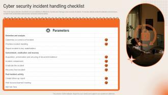Cyber Security Incident Handling Checklist Deploying Computer Security Incident Management