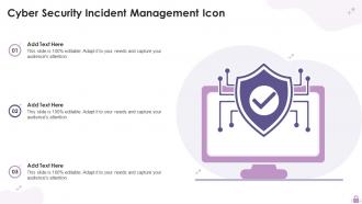 Cyber Security Incident Management Icon