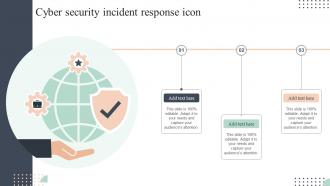 Cyber Security Incident Response Icon