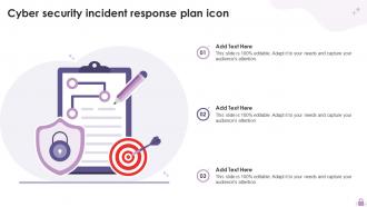 Cyber Security Incident Response Plan Icon