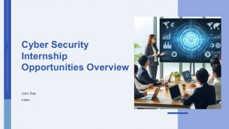 Cyber Security Internship Opportunities Overview PPT Mockup AT
