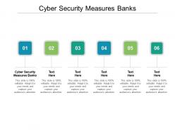 Cyber security measures banks ppt powerpoint presentation pictures graphic images cpb