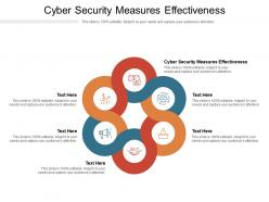 Cyber security measures effectiveness ppt powerpoint presentation styles portrait cpb