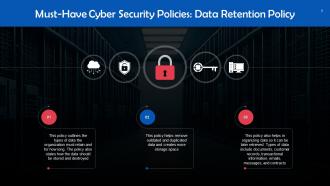 Cyber Security Policies For Businesses Training Ppt Impactful Content Ready