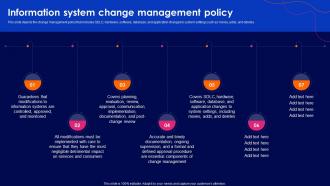 Cyber Security Policy Information System Change Management Policy