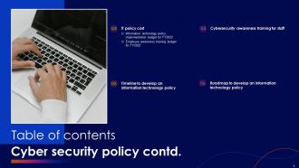 Cyber Security Policy Powerpoint Presentation Slides Appealing Images