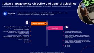 Cyber Security Policy Software Usage Policy Objective And General Guidelines