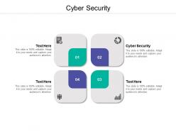 Cyber security ppt powerpoint presentation inspiration deck cpb