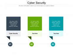 Cyber security ppt powerpoint presentation pictures portfolio cpb