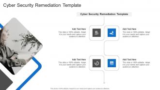 Cyber Security Remediation Template In Powerpoint And Google Slides Cpb