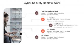 Cyber Security Remote Work In Powerpoint And Google Slides Cpb
