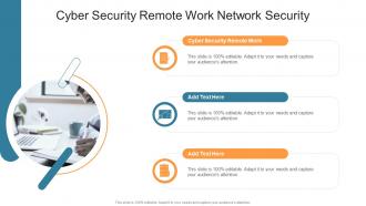 Cyber Security Remote Work Network Security In Powerpoint And Google Slides Cpb