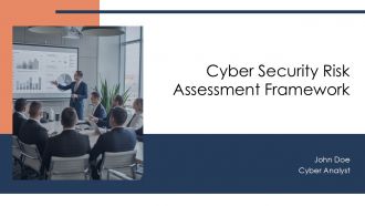 Cyber Security Risk Assessment Framework PPT Slides AT