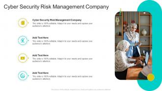 Cyber Security Risk Management Company In Powerpoint And Google Slides Cpb