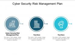 Cyber security risk management plan ppt powerpoint presentation gallery icons cpb