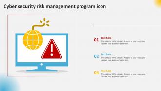 Cyber Security Risk Management Program Icon