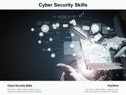 Cyber security skills ppt powerpoint presentation pictures portrait cpb