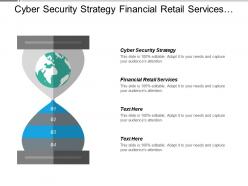 Cyber security strategy financial retail services migration work cpb