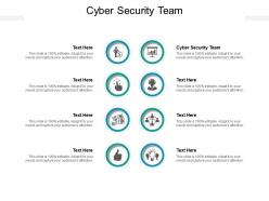 Cyber security team ppt powerpoint presentation gallery show cpb