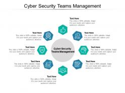 Cyber security teams management ppt powerpoint presentation summary cpb
