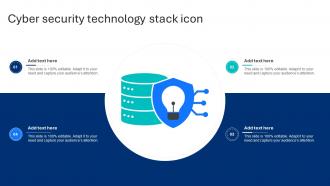 Cyber Security Technology Stack Icon