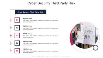 Cyber Security Third Party Risk In Powerpoint And Google Slides Cpb