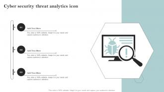 Cyber Security Threat Analytics Icon