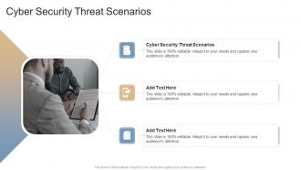 Cyber Security Threat Scenarios In Powerpoint And Google Slides Cpb
