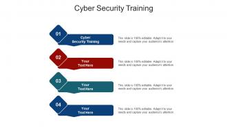 Cyber security training ppt powerpoint presentation diagram templates cpb