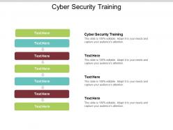 Cyber security training ppt powerpoint presentation file graphics cpb