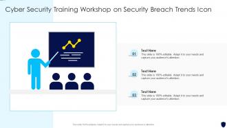 Cyber Security Training Workshop On Security Breach Trends Icon