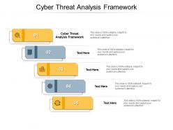 Cyber threat analysis framework ppt powerpoint presentation icon visuals cpb
