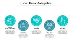Cyber threat anticipation ppt powerpoint presentation designs download cpb