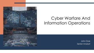 Cyber Warfare And Information Operations PPT PowerPoint AT
