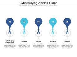 Cyberbullying articles graph ppt powerpoint presentation show cpb