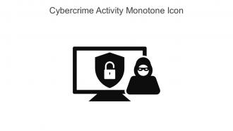 Cybercrime Activity Monotone Icon In Powerpoint Pptx Png And Editable Eps Format