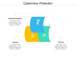 Cybercrime protection ppt powerpoint presentation ideas gridlines cpb