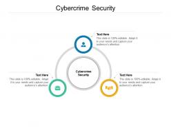 Cybercrime security ppt powerpoint presentation slides graphic tips cpb