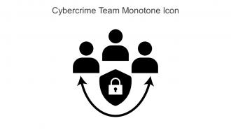 Cybercrime Team Monotone Icon In Powerpoint Pptx Png And Editable Eps Format