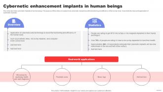 Cybernetic Enhancement Implants In Human Beings Control System Mechanism