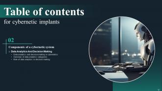 Cybernetic Implants Powerpoint Presentation Slides Images Interactive