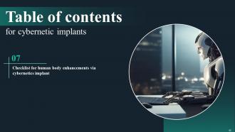 Cybernetic Implants Powerpoint Presentation Slides Idea Visual