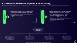 Cybernetics Cybernetic Enhancement Implants In Human Beings