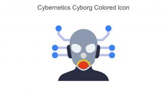 Cybernetics Cyborg Colored Icon In Powerpoint Pptx Png And Editable Eps Format