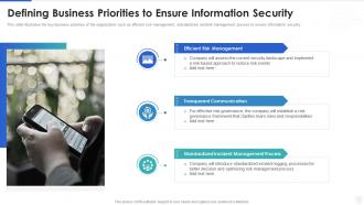 Cybersecurity and digital business risk management defining business priorities
